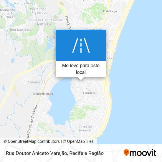 Rua Doutor Aniceto Varejão mapa