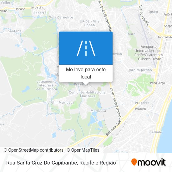 Rua Santa Cruz Do Capibaribe mapa