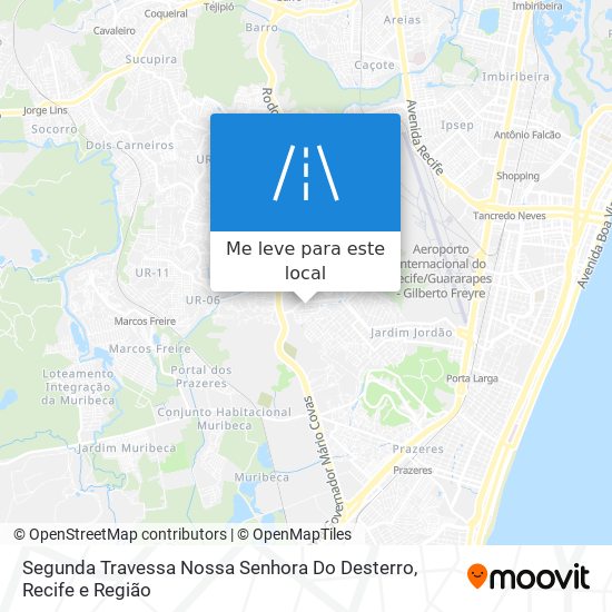 Segunda Travessa Nossa Senhora Do Desterro mapa