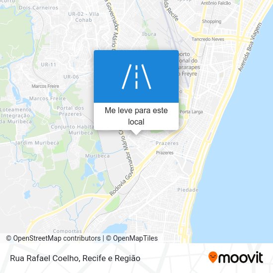Rua Rafael Coelho mapa