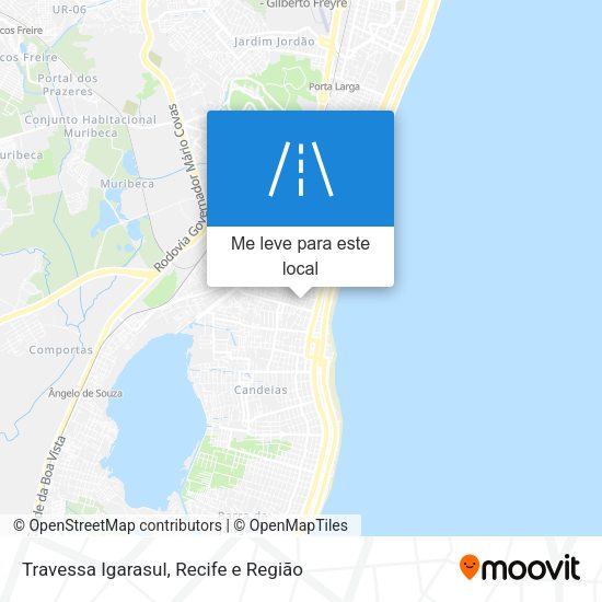 Travessa Igarasul mapa