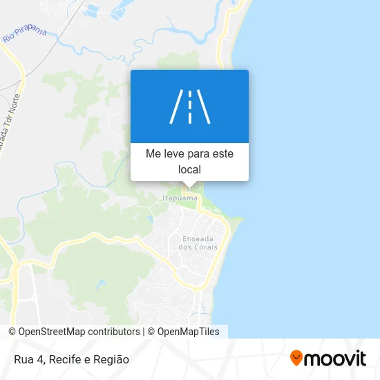 Rua 4 mapa