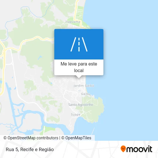 Rua 5 mapa