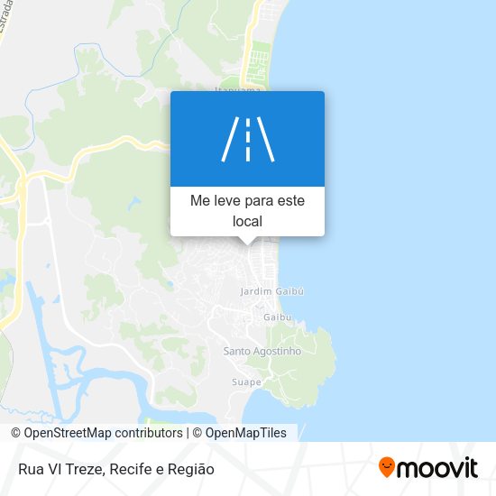 Rua Vl Treze mapa