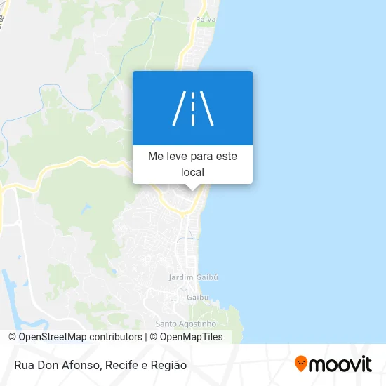 Rua Don Afonso mapa