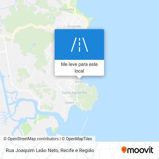 Rua Joaquim Leão Neto mapa