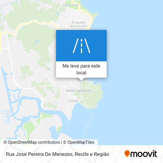 Rua José Pereira De Menezes mapa