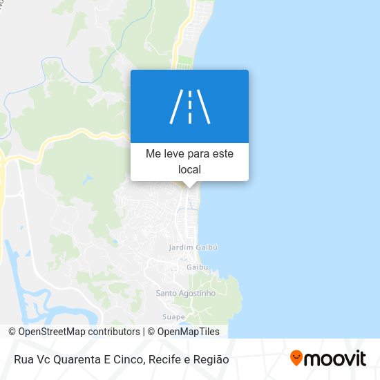 Rua Vc Quarenta E Cinco mapa