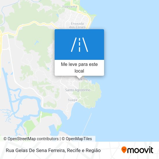Rua Gelas De Sena Ferreira mapa