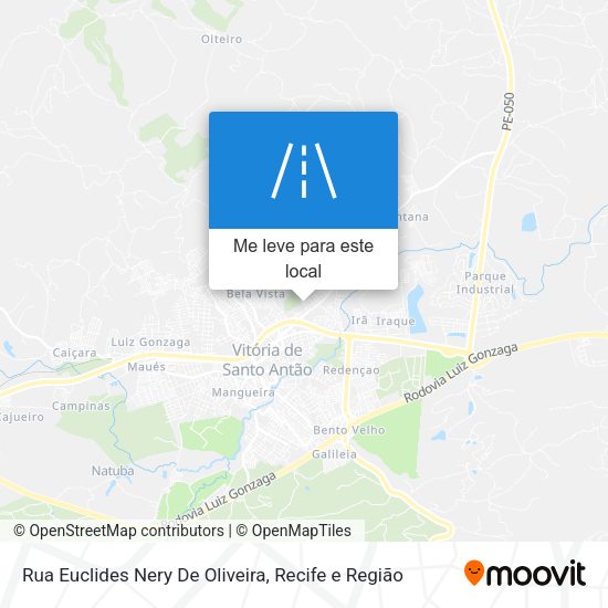 Rua Euclides Nery De Oliveira mapa