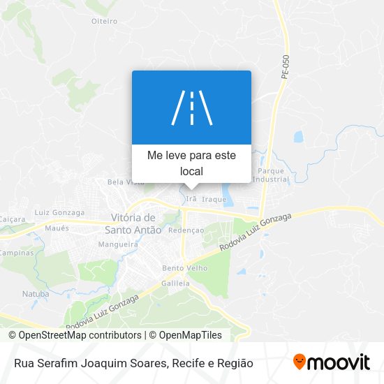 Rua Serafim Joaquim Soares mapa