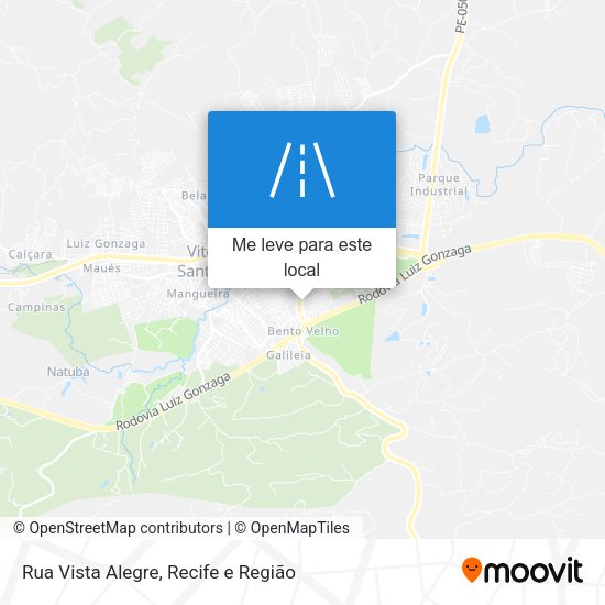 Rua Vista Alegre mapa