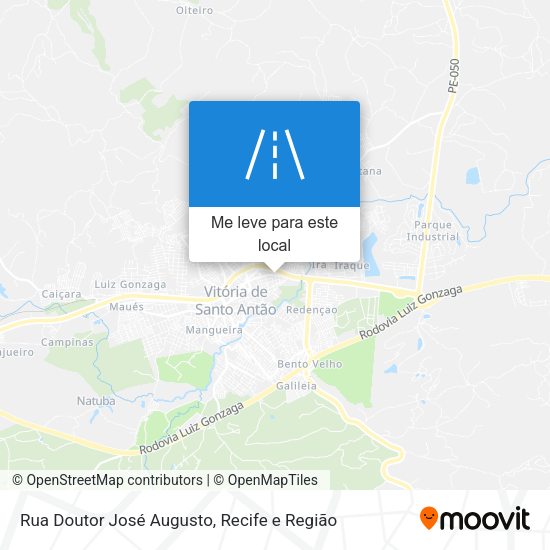 Rua Doutor José Augusto mapa