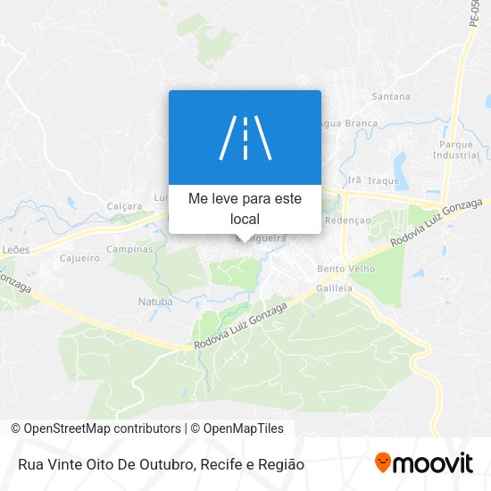 Rua Vinte Oito De Outubro mapa