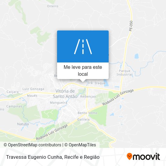 Travessa Eugenio Cunha mapa