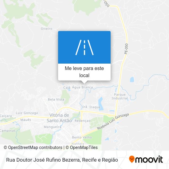 Rua Doutor José Rufino Bezerra mapa