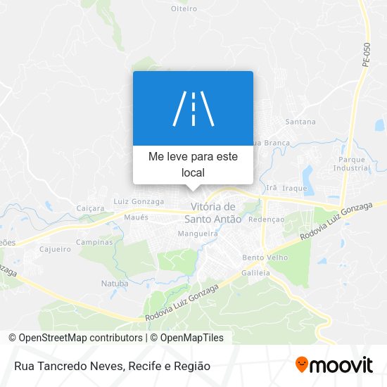 Rua Tancredo Neves mapa