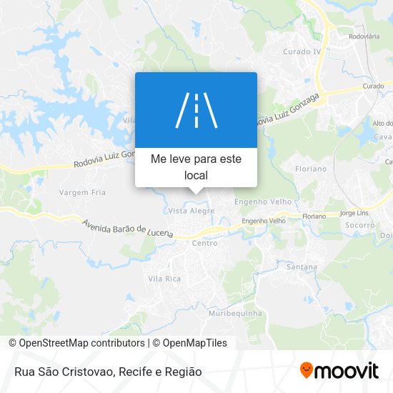 Rua São Cristovao mapa