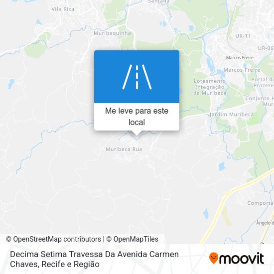 Decima Setima Travessa Da Avenida Carmen Chaves mapa
