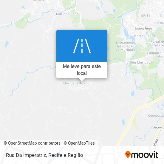 Rua Da Imperatriz mapa