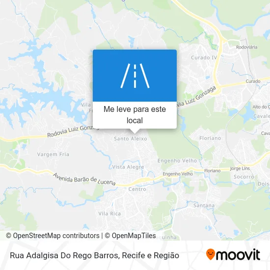 Rua Adalgisa Do Rego Barros mapa
