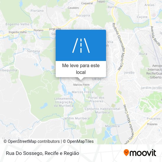 Rua Do Sossego mapa