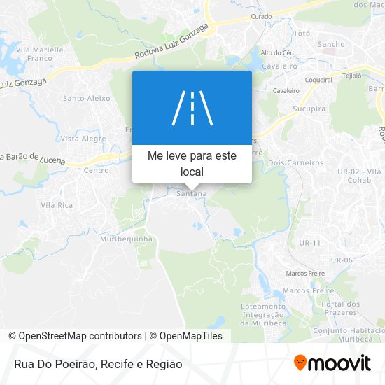 Rua Do Poeirão mapa