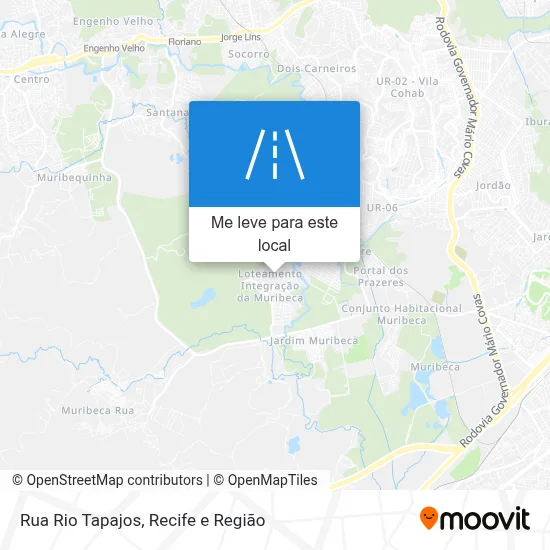 Rua Rio Tapajos mapa