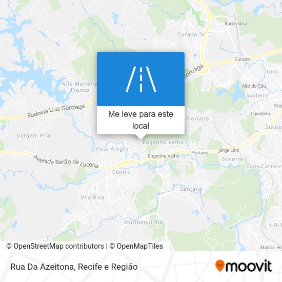Rua Da Azeitona mapa
