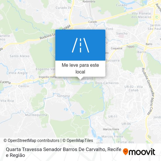 Quarta Travessa Senador Barros De Carvalho mapa