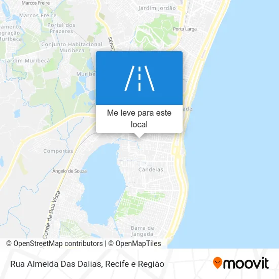 Rua Almeida Das Dalias mapa