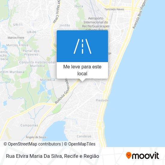 Rua Elvira Maria Da Silva mapa