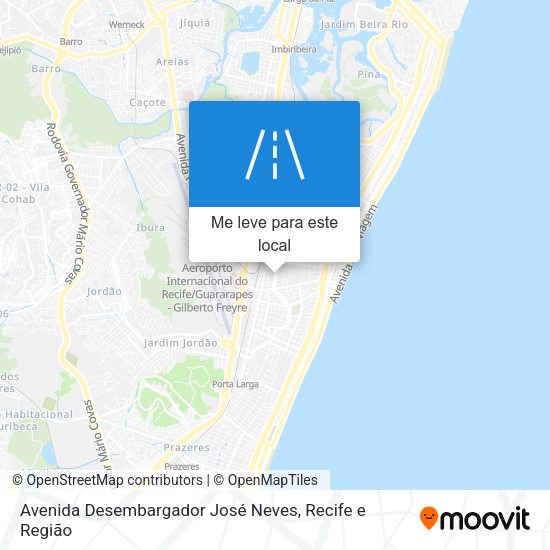 Avenida Desembargador José Neves mapa