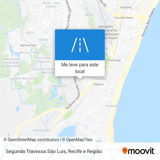 Segunda Travessa São Luis mapa