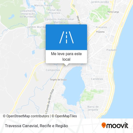 Travessa Canavial mapa