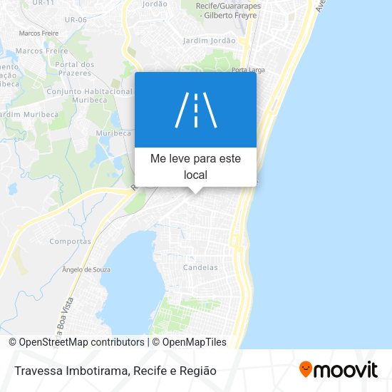 Travessa Imbotirama mapa