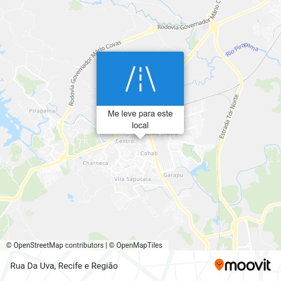 Rua Da Uva mapa