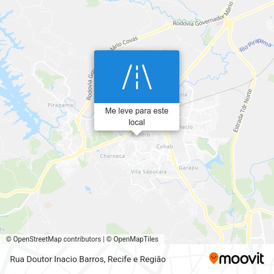 Rua Doutor Inacio Barros mapa