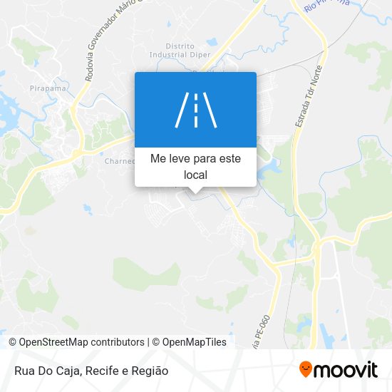 Rua Do Caja mapa