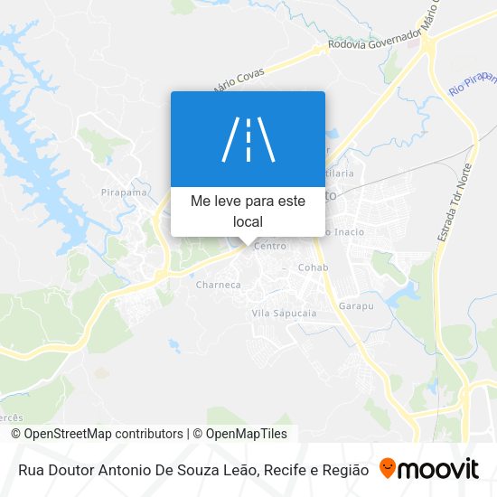 Rua Doutor Antonio De Souza Leão mapa