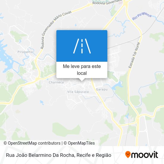 Rua João Belarmino Da Rocha mapa