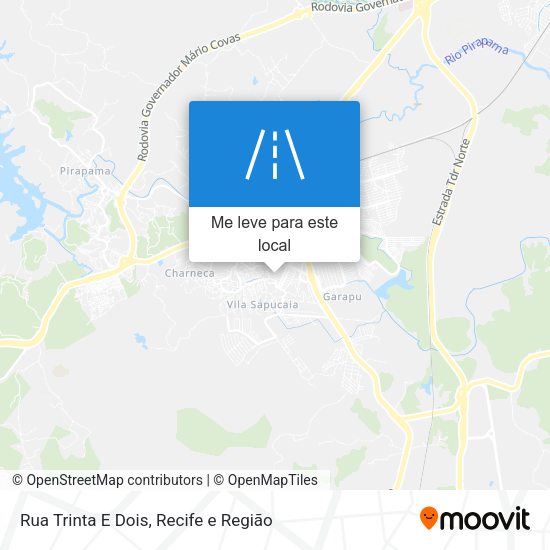 Rua Trinta E Dois mapa