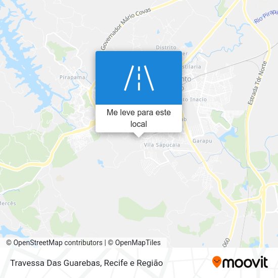 Travessa Das Guarebas mapa