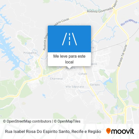 Rua Isabel Rosa Do Espirito Santo mapa
