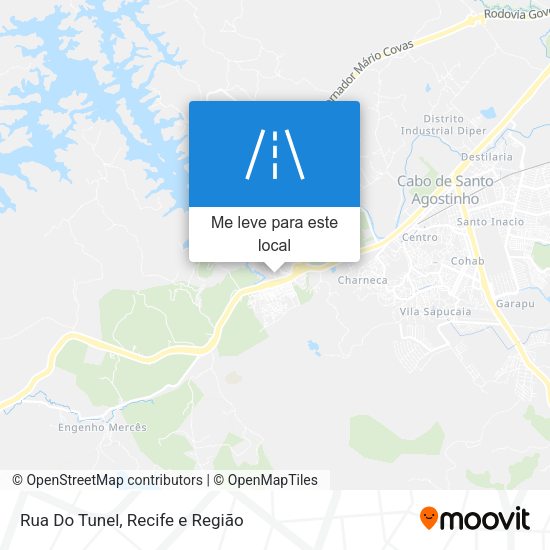 Rua Do Tunel mapa