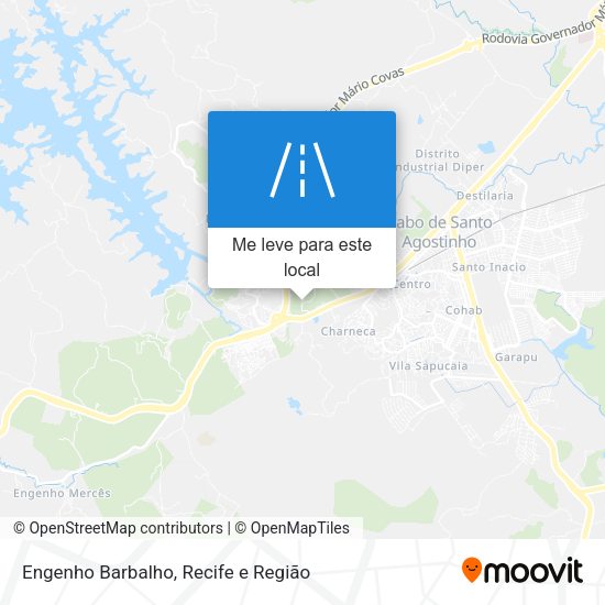 Engenho Barbalho mapa