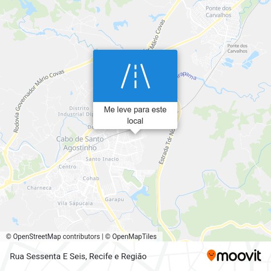 Rua Sessenta E Seis mapa