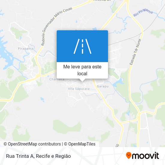 Rua Trinta A mapa