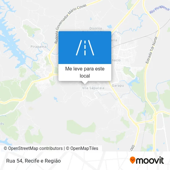 Rua 54 mapa