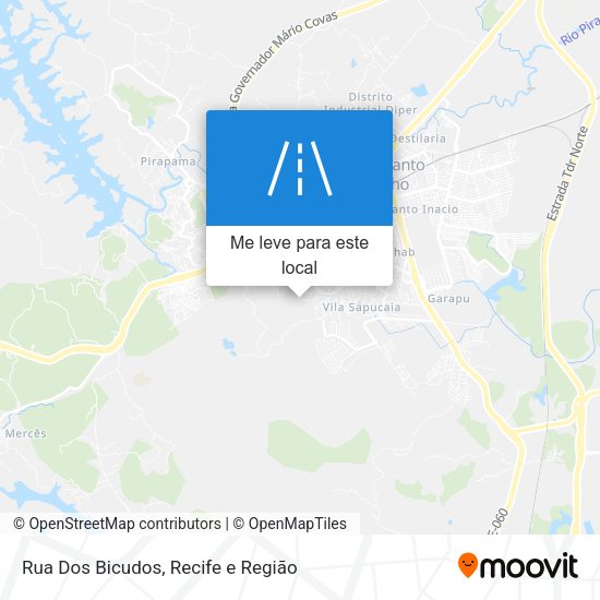 Rua Dos Bicudos mapa